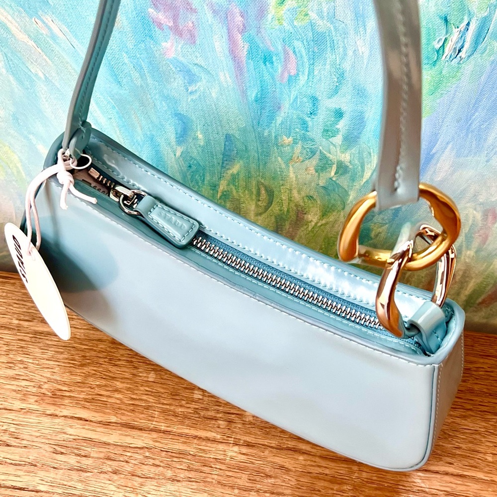 NWT Staud Ollie Shoulder Bag Mist 🌟Rare🌟 - Picture 13 of 15